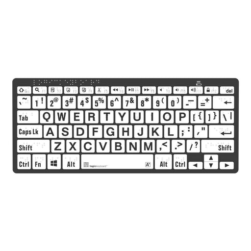 Braille/LargePrint Bluetooth Mini Keyboard - Windows