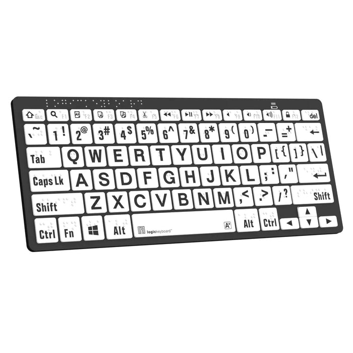 Braille/LargePrint Bluetooth Mini Keyboard - Windows