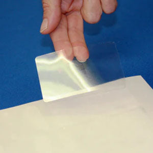 Clear laminate sheet for ProxTalker and ProxPAD sound tags