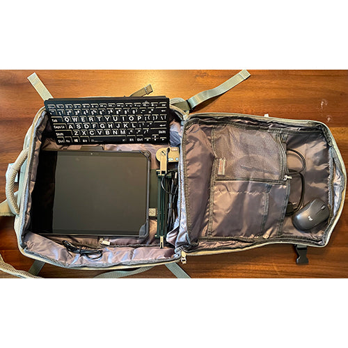 SuperNova Connect and Learn Bundle packed in portable backpack