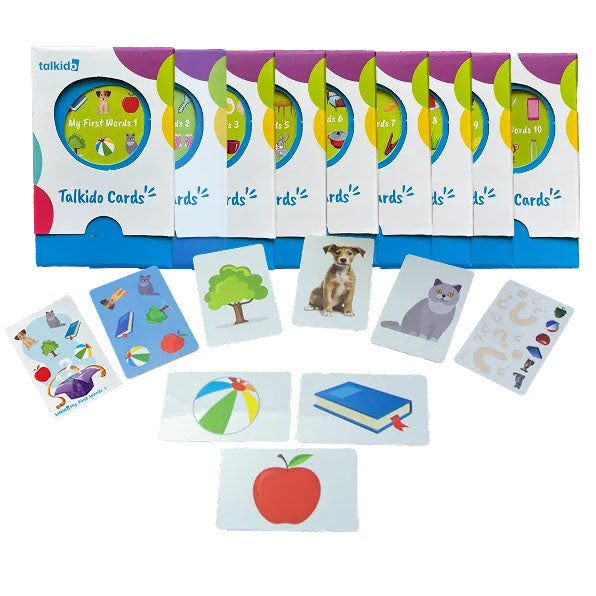 Talkido My First Words Sets with picture cards for speech and communication learning