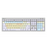 Dyslexia Keyboard for Mac with color-coded keys and Dyslexie font