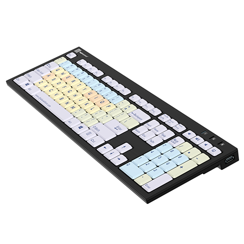 Dyslexia Keyboard for Windows full layout with color-coded keys