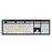 Dyslexia Keyboard for Windows with color-coded keys and Dyslexie font