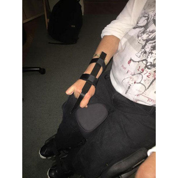 Limitless Stylus adaptive stylus strapped to the arm and hand