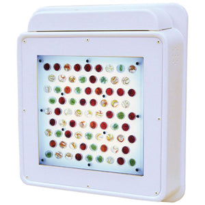 Moving Marbles sensory wall panel with illuminated tactile marbles